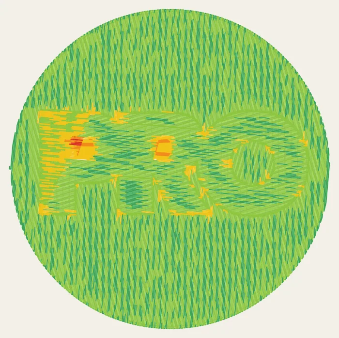 Density heat map